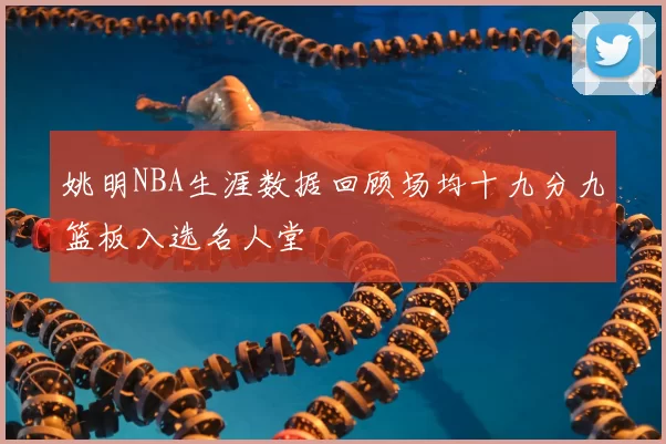 姚明NBA生涯数据回顾场均十九分九篮板入选名人堂