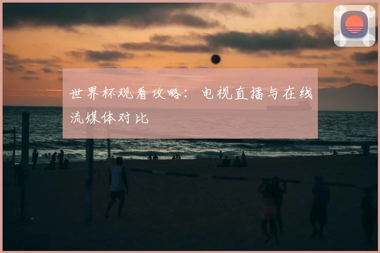 世界杯观看攻略：电视直播与在线流媒体对比