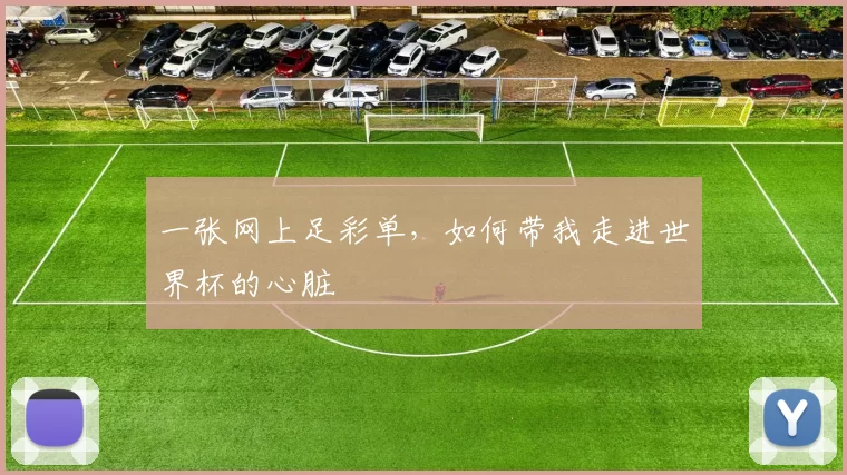 一张网上足彩单,如何带我走进世界杯的心脏